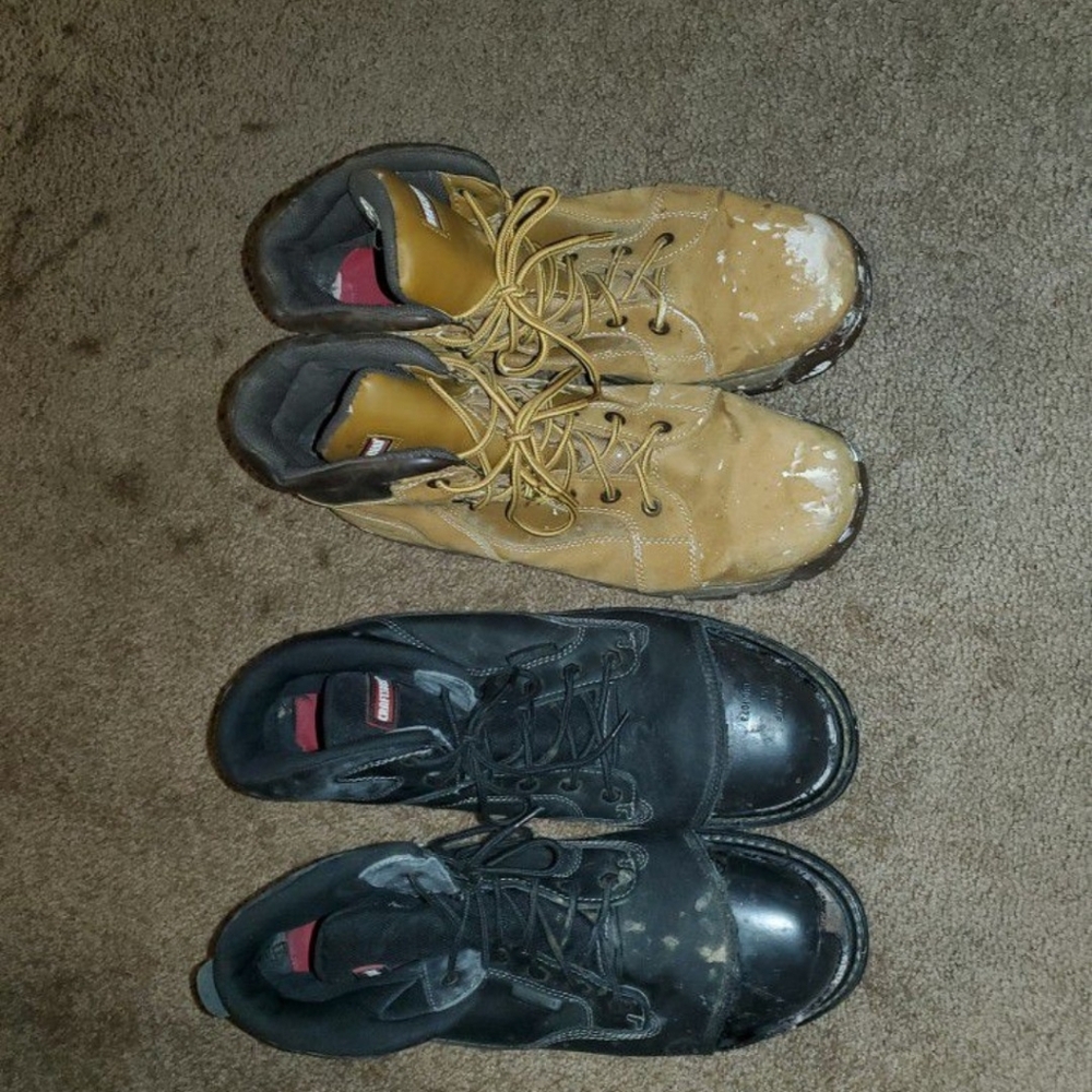 Steel toe water proof & slip resistant boots